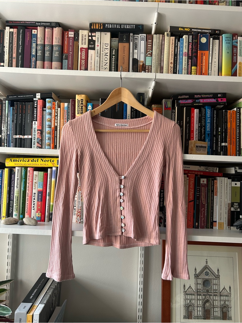 Reformation Gellar knit top